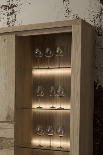 Vitrina de Comedor Elegante Contemporánea de Alta Calidad