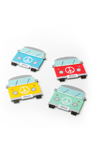 SET 4 POSAVASOS VAN