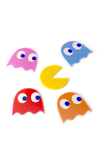 SET 5 POSAVASOS PAC-MAN