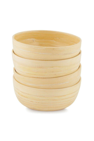 SET 4 BOLES BAMBOO