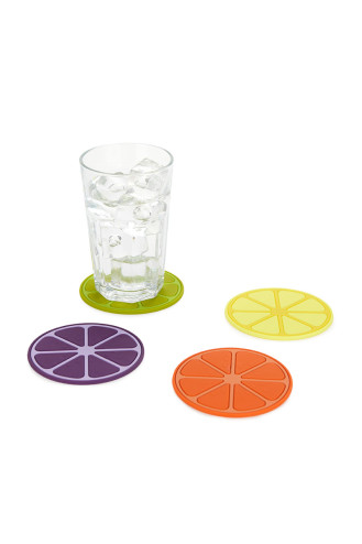 SET 4 POSAVASOS FRUIT