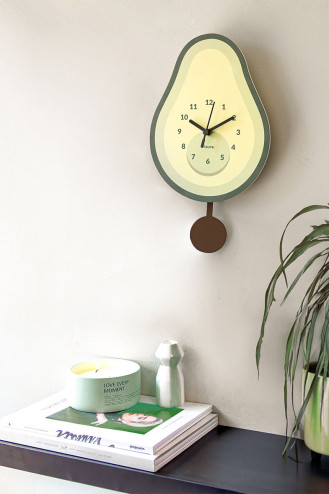 RELOJ DE PARED AGUACATE