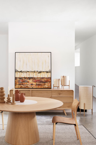 LÁMPARA PIE GRETA ø40 CM