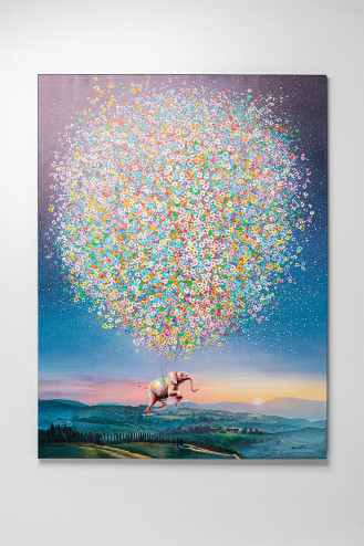 CUADRO ELEFANTE FLYING