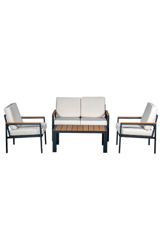 SET SOFÁ 2P 2 SILLONES MESA...