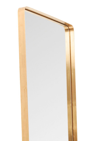 ESPEJO CURVE RECTANGULAR LATÓN