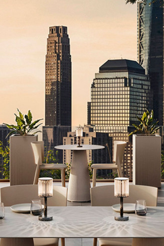 MESA ALTA GATSBY REDONDA
