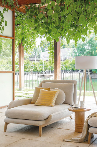 CHAISELONGUE BONNIE BLANCO...