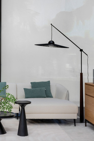 LÁMPARA DE PIE BELLE NEGRO...