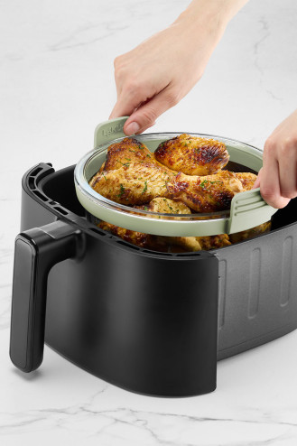 CESTA REDONDA VIDRIO...