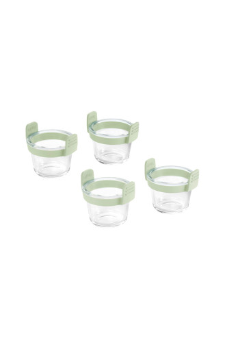 SET 4 MINI VASOS VIDRIO...