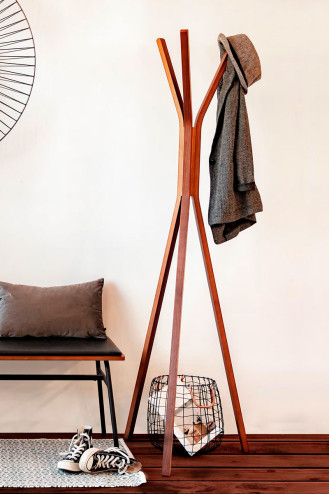 PERCHERO ARA MADERA 170 CM