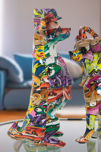 FIGURA GRAFITTI DOG
