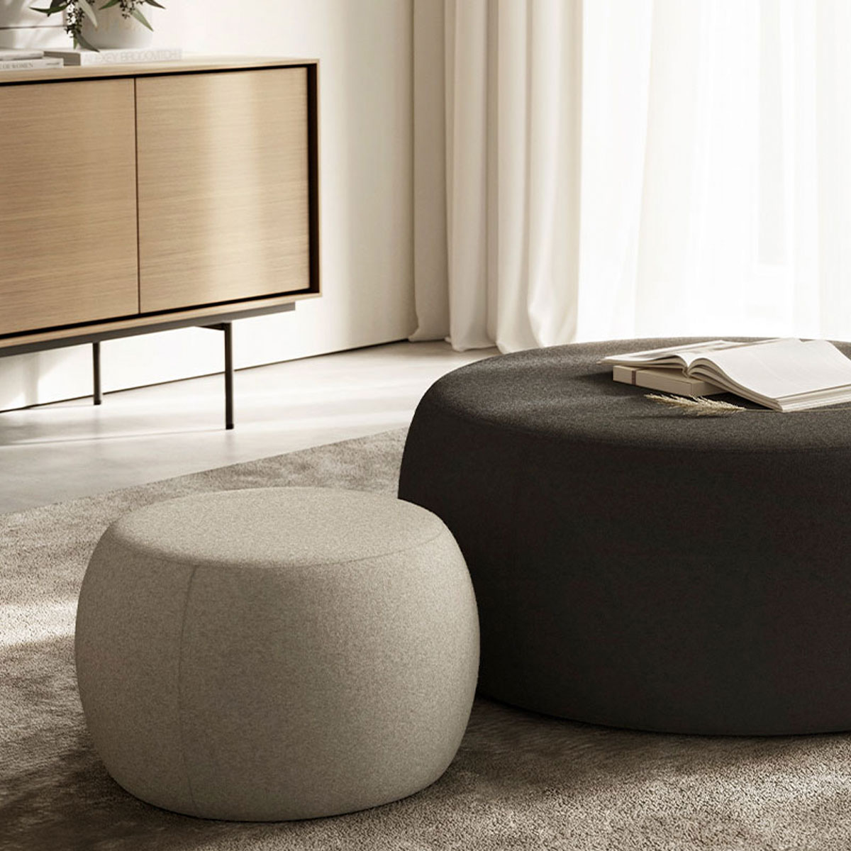 Puf, puff o pouf, el mueble más versátil para tu salón - Moradillo