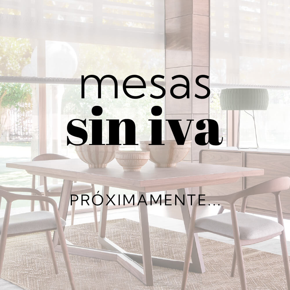 Descuentos y rebajas en mesas