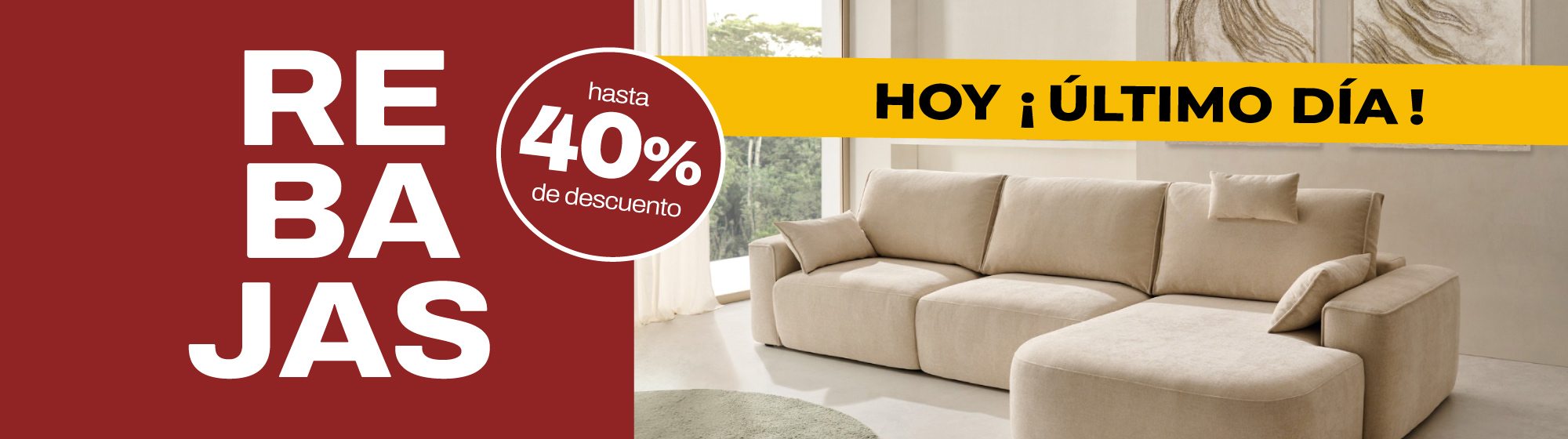 Rebajas en muebles y decoración
