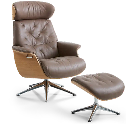 Sillón con reposapiés La Oca